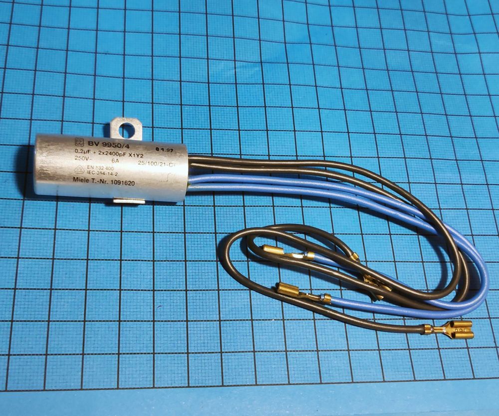 конденсатор помехозащитный 0.2µF/2x2400pF, BV9950/4