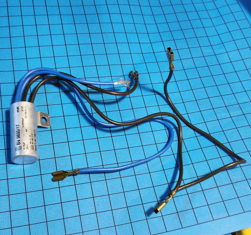 конденсатор помехозащитный 0.12µF/2x2400pF, BV9850/17