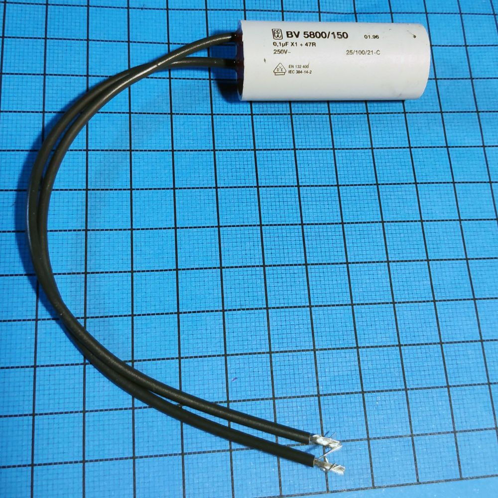 конденсатор помехозащитный 0.1µF,  BV5800/150