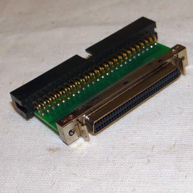 переходник SCSI IDC 50pM - MiniDB 68pF