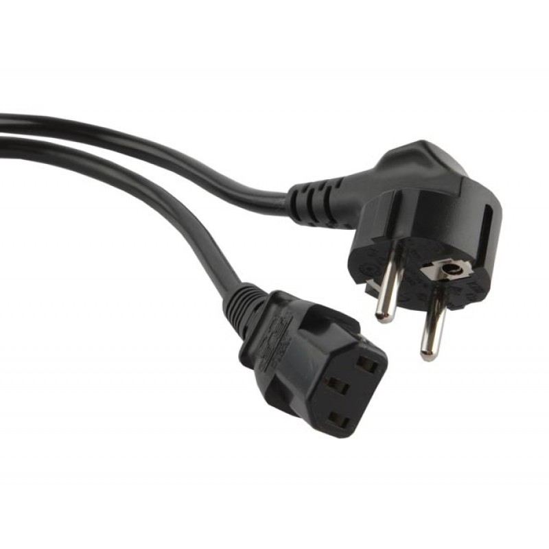 кабель электропитания CEE7/7(Schuko) - IEC60320-С13, 1.8м, черный