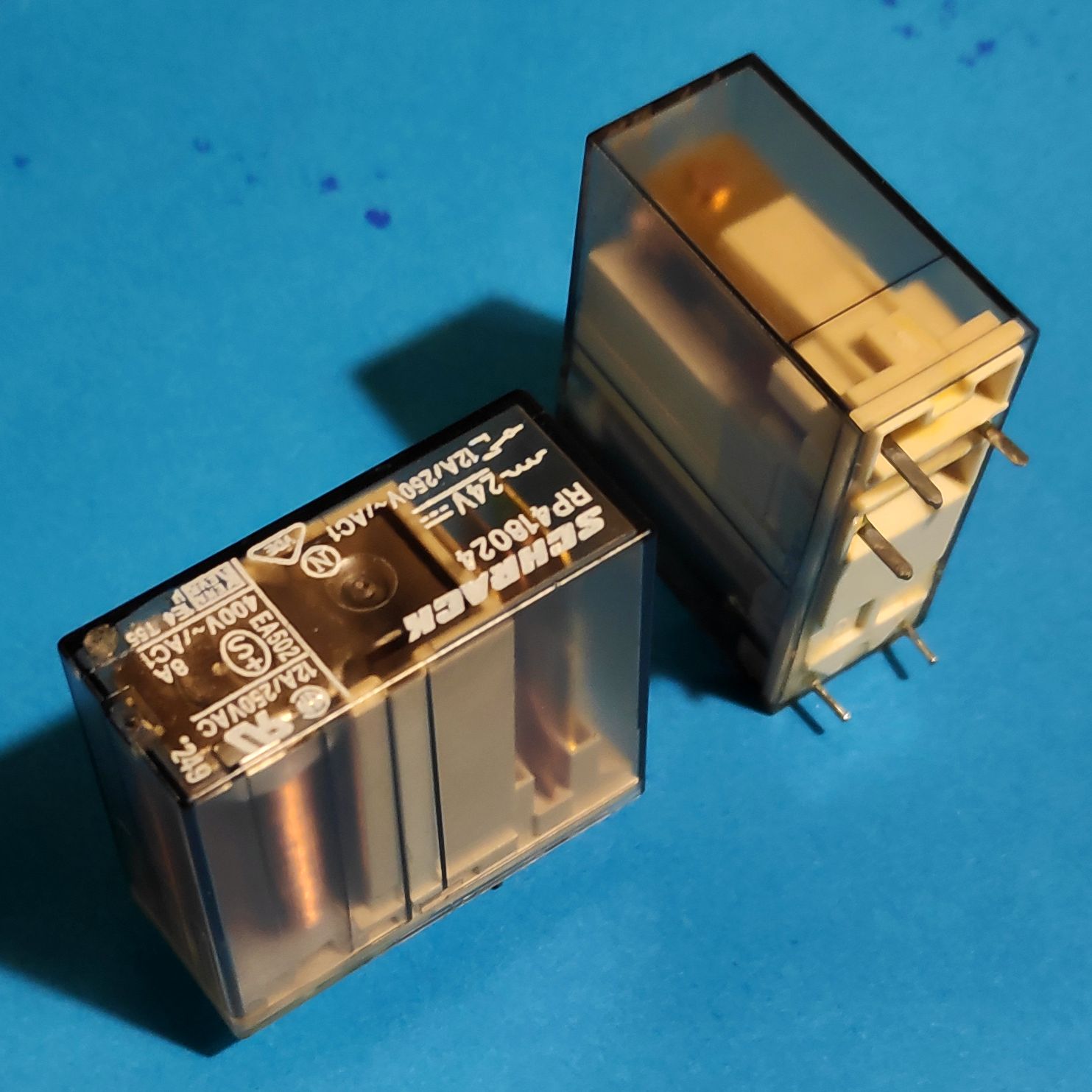 реле электромагнитное однополюсное 24V 12A, RP41824