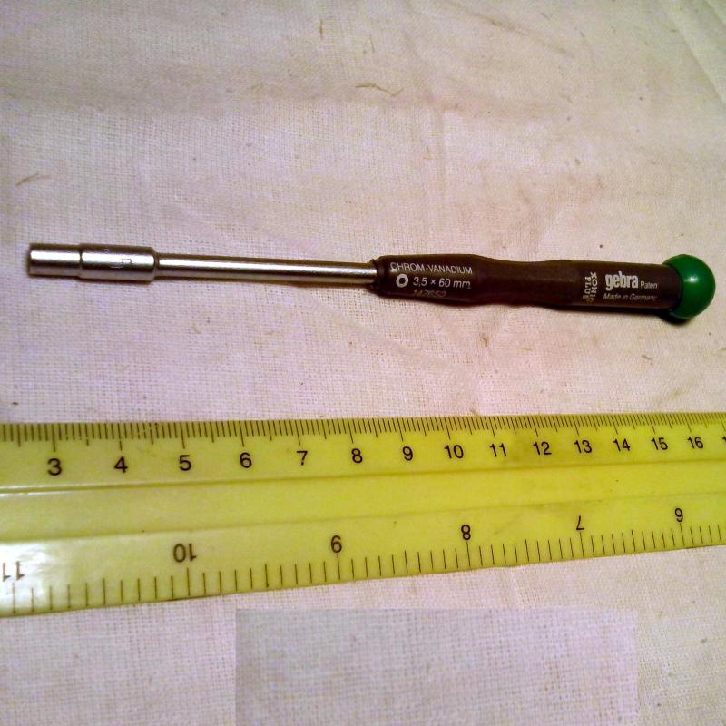 отвертка миниатюрная гаечный ключ 3.5mm длина 60mm