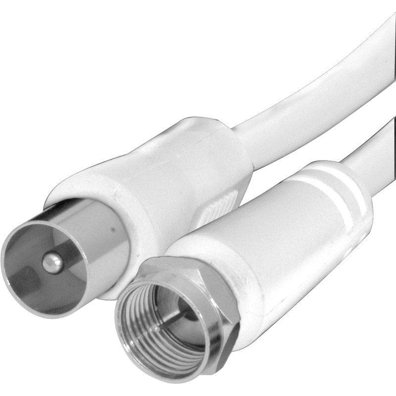 кабель антенный коаксиальный вилка(coax) - вилка(F-тип), 3.0 метра