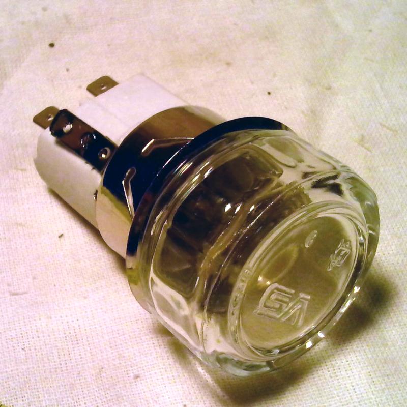 лампа 220V 15W в сборе с цоколем и плафоном для духового шкафа