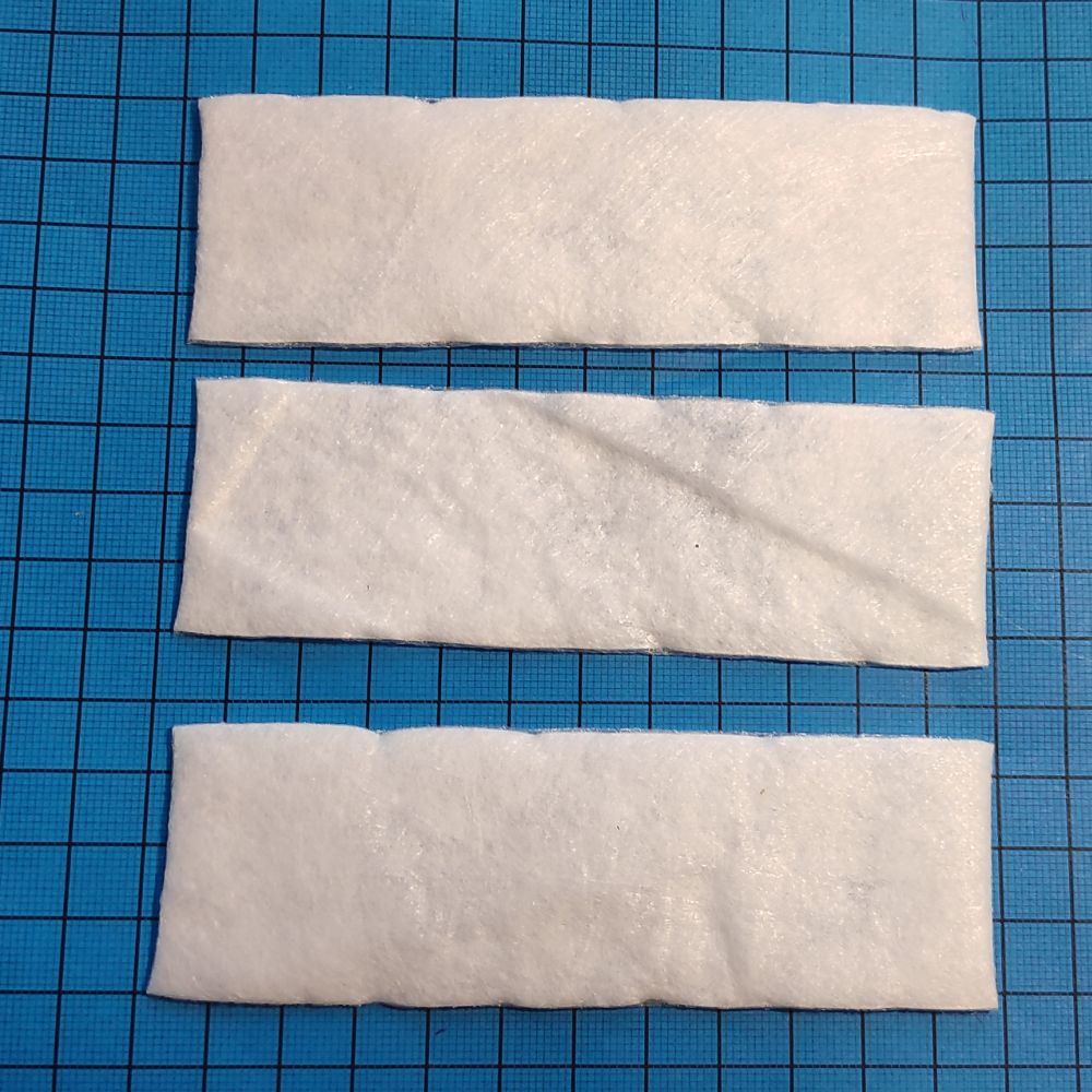 фильтр пылесоса 110 x  35mm для микрочастиц, 3 штуки