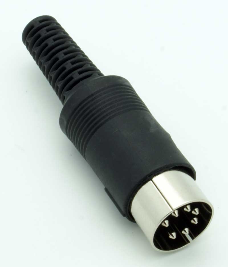 разъем DIN 7 контактов вилка/штекер на кабель