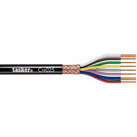 кабель для передачи данных/интерфейсный 10*0.50 мм2 экранированный, 1м, Tasker C10050