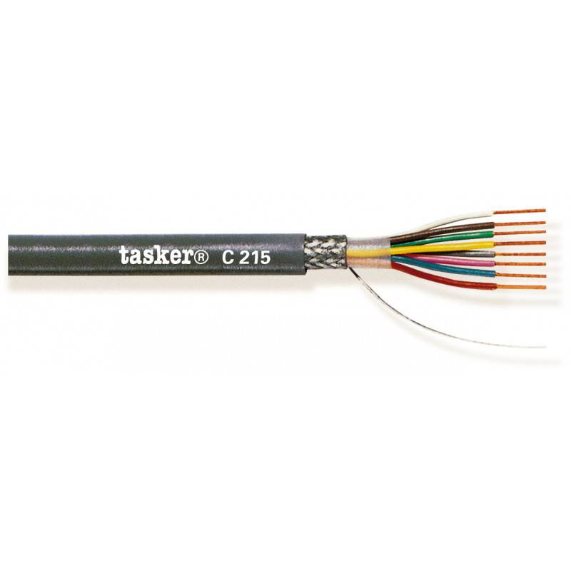 кабель для передачи данных/контрольный LIYCY 8*0.25 мм2 экранированный, катушка 100м, Tasker C215