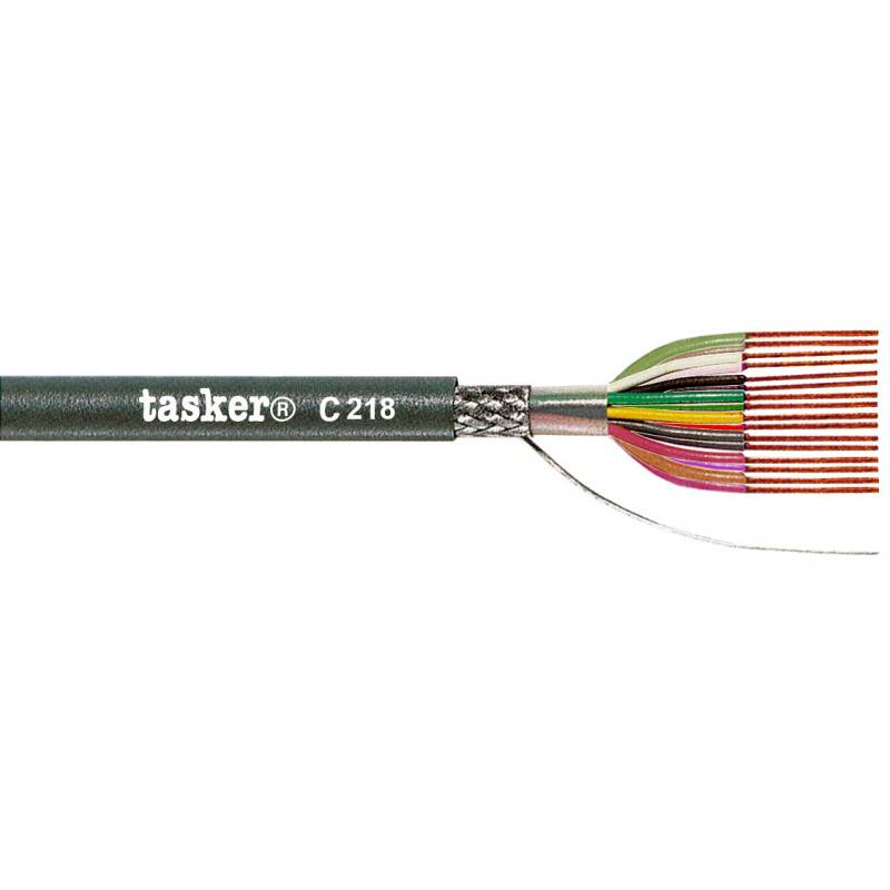 кабель для передачи данных/контрольный LIYCY 16*0.25 мм2 экранированный, 1м, Tasker C218