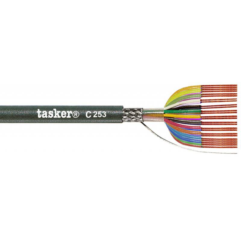 кабель для передачи данных/контрольный LIYCY 25*0.14 мм2 экранированный, 1м, Tasker C253
