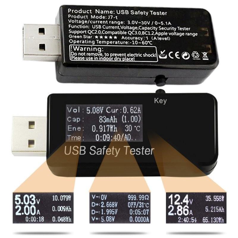 USB тестер J7-T с QC2