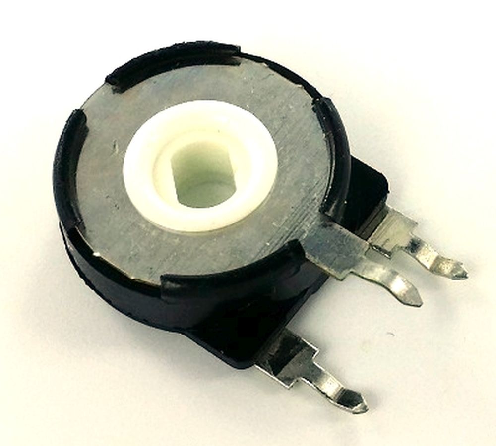 резистор 1 MOhm подстроечный, вертикальный, диаметр 15mm