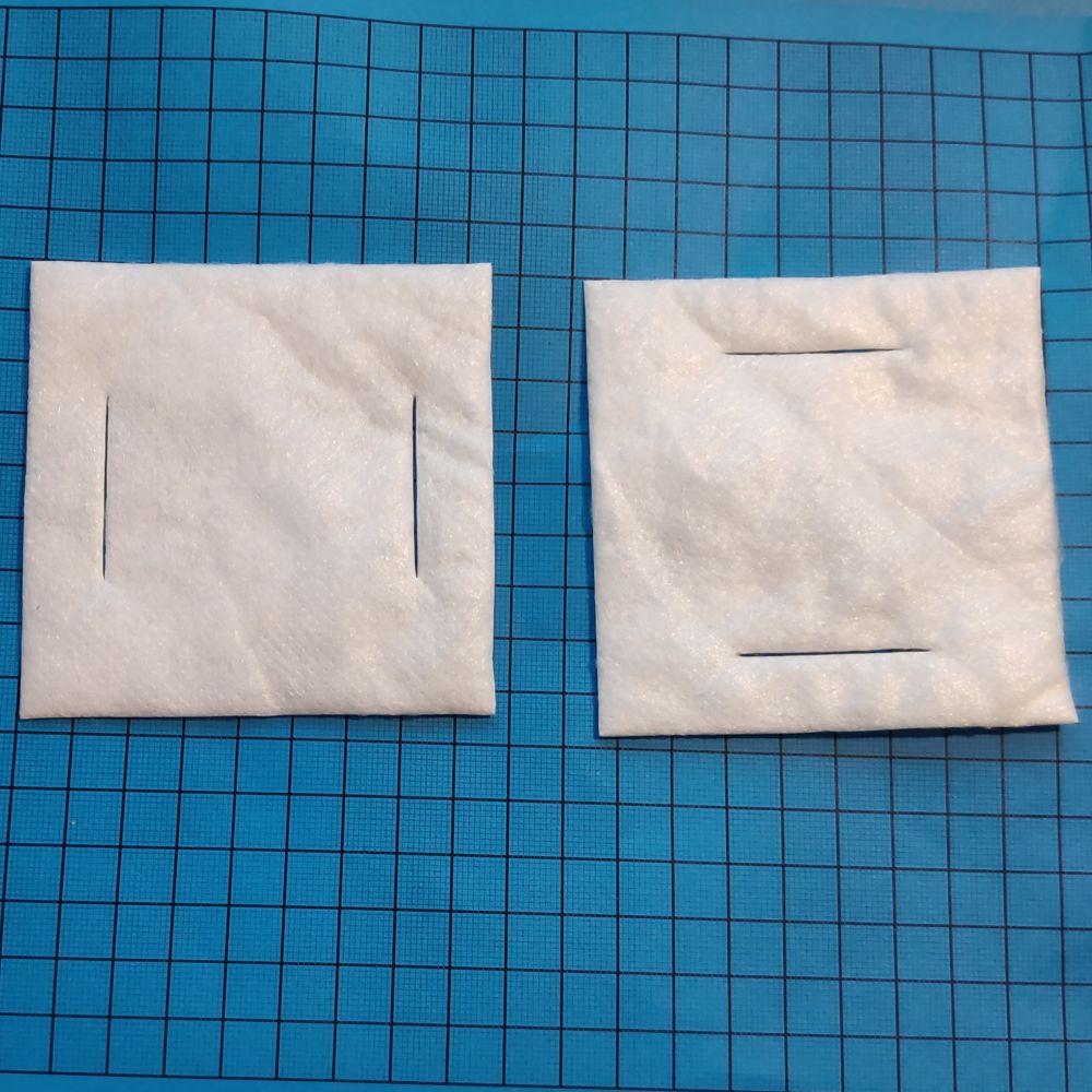 фильтр пылесоса   85 x  85mm для микрочастиц, 2 штуки