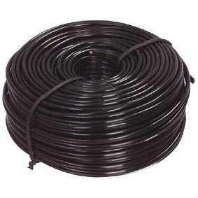 кабель телефонный 8 проводов, 150 метров, плоский, цвет черный