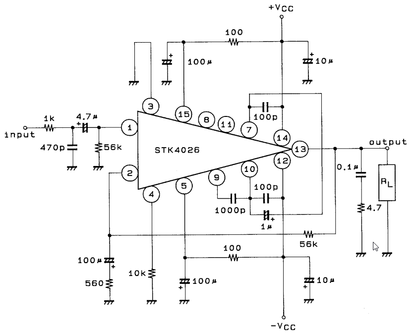 Tda8567q схема усилителя мощности